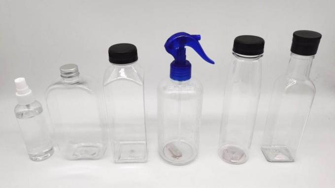 0,7L Plastikowe butelki z miodem Słoiki uszczelniające wlot refluksu Tłoczenie na gorąco 10