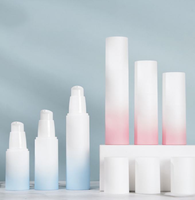 Frosted Airless Lotion Spray Plastikowe pojemniki kosmetyczne Gradient 50g 3,3 * 14,5 cm 1