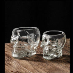 Good price Whisky Brandy Vodka Brewed Wine Spirits Cup Skull Szklana butelka o specjalnym kształcie 50-700 ml w Internecie