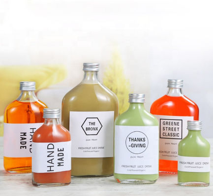 Good price 50 ml do 200 ml butelki z czarną herbatą szklana butelka na alkohol 7 uncji zimnego soku do parzenia w Internecie