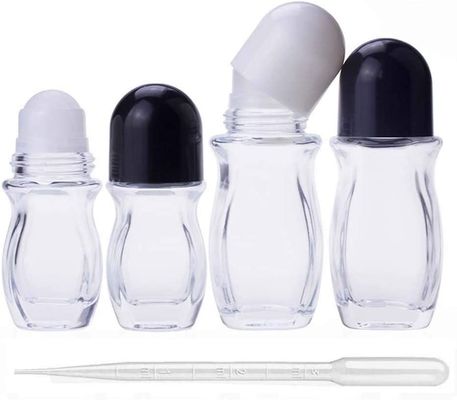 Good price H6.85in D2.68in Szklane pojemniki kosmetyczne Okrągłe ośmiokątne butelki na perfumy w Internecie