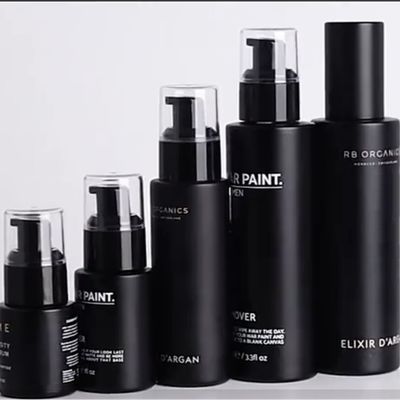 Good price 5000 sztuk Airless Black Glass Balsam do butelek Serum 150 ml z opryskiwaczem z pompką w Internecie