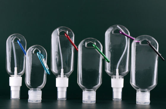 Good price Eco Keychain Spray Butelki PET Przenośny środek do dezynfekcji rąk 2,1 uncji w Internecie