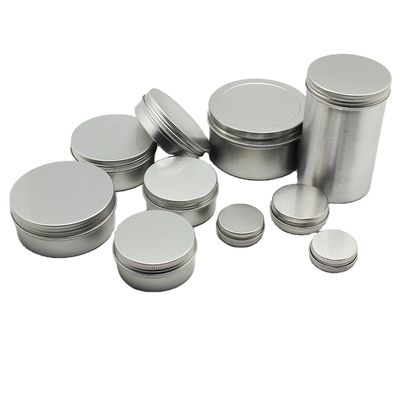 Good price 20ml do 250ml Metalowy słoik kosmetyczny 3,9in Dia Zakręcane puszki aluminiowe w Internecie