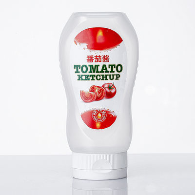 Good price QZH 330 ml Plastikowe butelki przyprawowe Ketchup i musztarda Butelki do wyciskania Wyciskane w Internecie