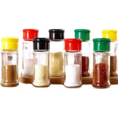 Good price 3,5 uncji Clear Plastic Spice Shakers Słoiki Pyłoszczelne wodoodporne do soli i pieprzu w Internecie